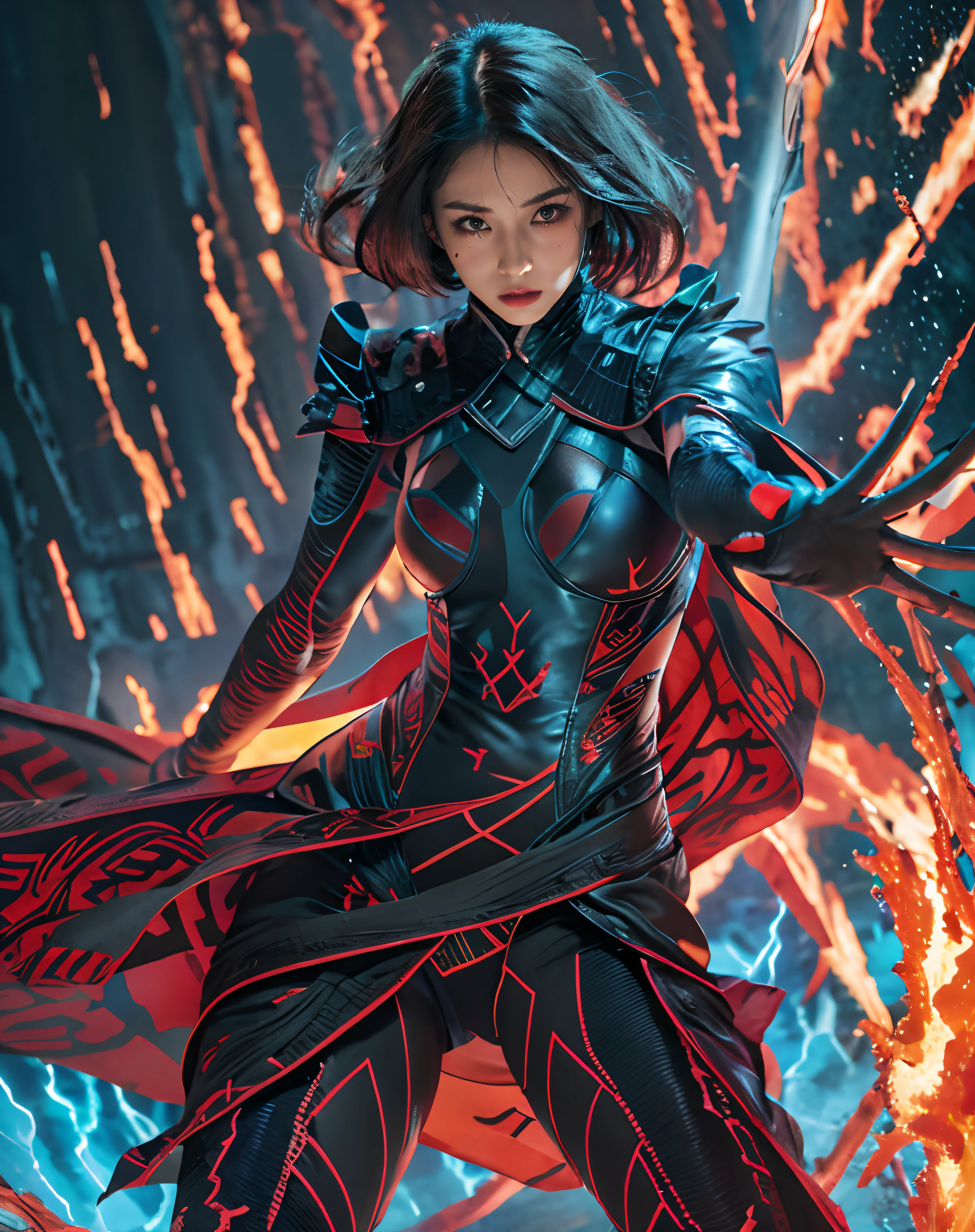 Lava, background, masterpiece, best quality