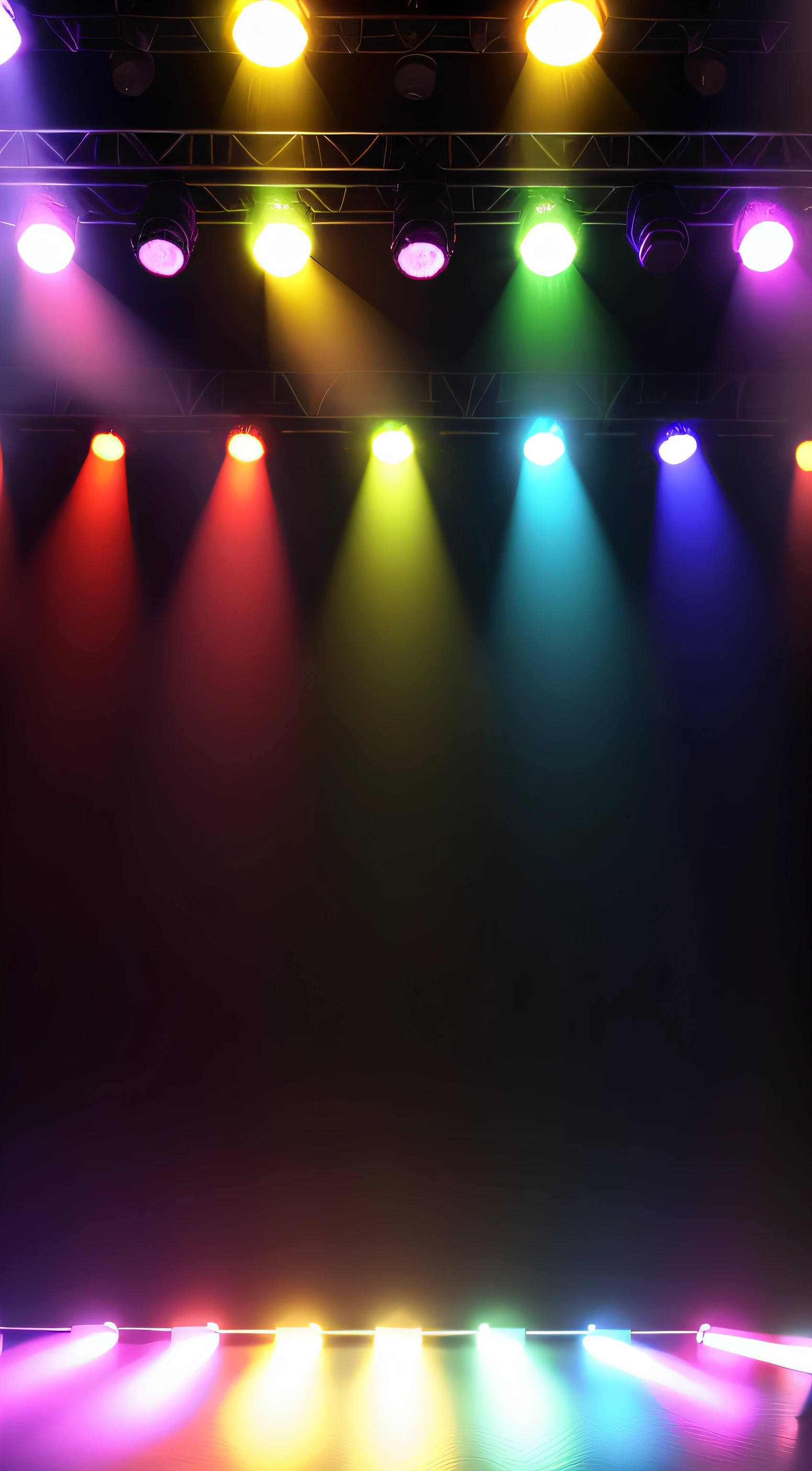 stage lighting, Multi-color, Stage focus, high high quality, Clear, 4K,