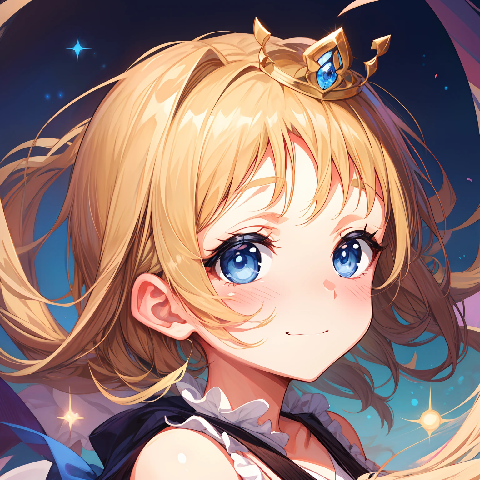 Blue eyes、The blonde、、Cute Baby Turtle、extremely cute、heartthrob、Midsummer、Upper face、Shoulders bare、beautiful countenance、Cheeky daughter