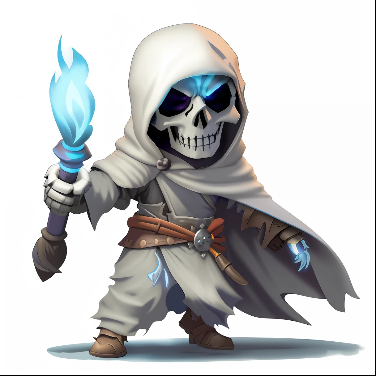 DonMCu73T00nXL male archmage,holding a DonM5cy7h3XL scythe, simple background <lora:DonMCu73T00nXL:0.8> <lora:DonM5cy7h3XL-v1.1-000006:0.7>