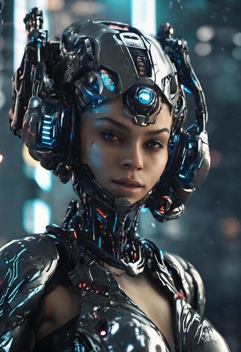 (highly detailed:1.2),(best quality:1.2),(8k:1.0),(emb-rrf-low:1.0),(many many large black tattoos on head and face and eyes:1.2),sharp focus,(award-winning photograph:1.2), (subsurface scattering:1.1) (beautiful detailed young cyborg girl:1.2), (no hair:1.2),(full body:1.2), (dynamic pose:1.2), neon glow, (detailed cybernetic eyes:1.1), close shot (hyperrealistic:1.2), rpg, elden ring style, dramatic lighting, (highly detailed futuristic cityscape:1.2), (scifi:1.2), professional portrait photography, by wlop greg rutkowski jeffrey simpson alphonse mucha
