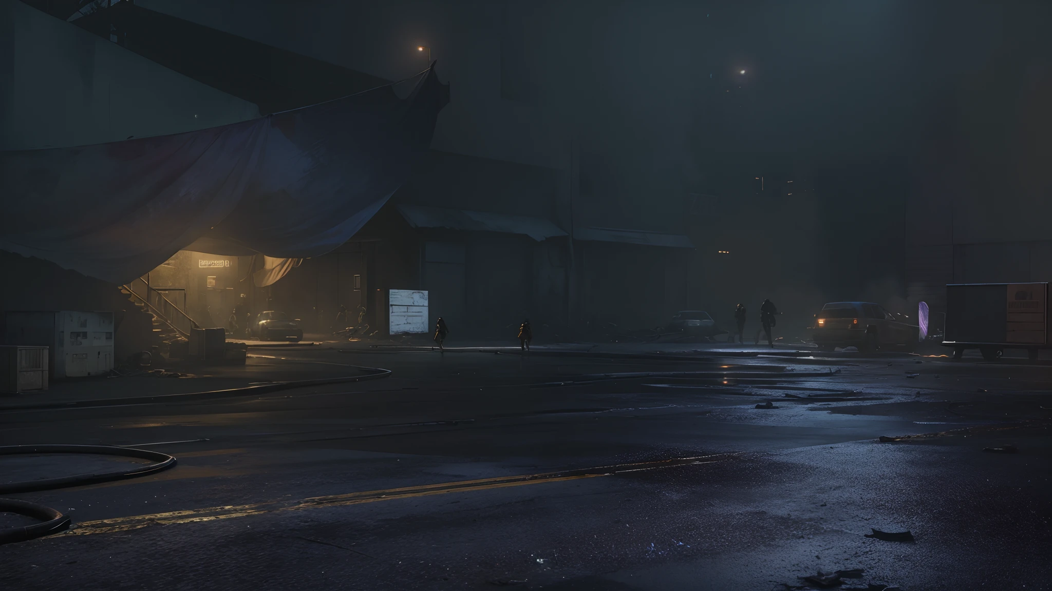 Zumbis no estilo the last of us game, decadence, apocalyptic style, horror, a lot of bullet casings on the floor, A group of zombies from behind, A city overrun by vegetation, oppression, disco Rigido, 4k, um monte de detalhe