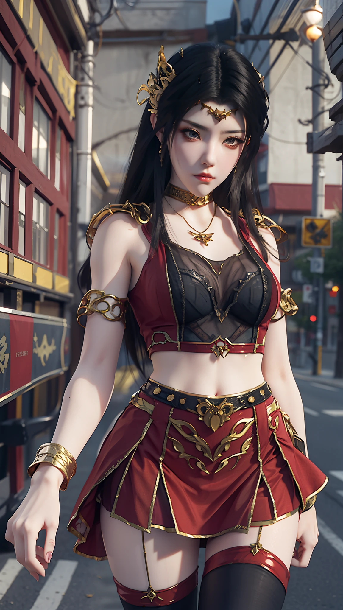 anime - style image of a woman in a short skirt and shirt, seductive anime girls, Smooth anime CG art, Surrealism female students, Surrealism female students, thighhighs and skirt, photorealistic anime girl rendering, beautiful and seductive anime woman, Realistic schoolgirl, Realistic anime 3 D style, 3 d anime realistic, Beautiful Anime High School Girls