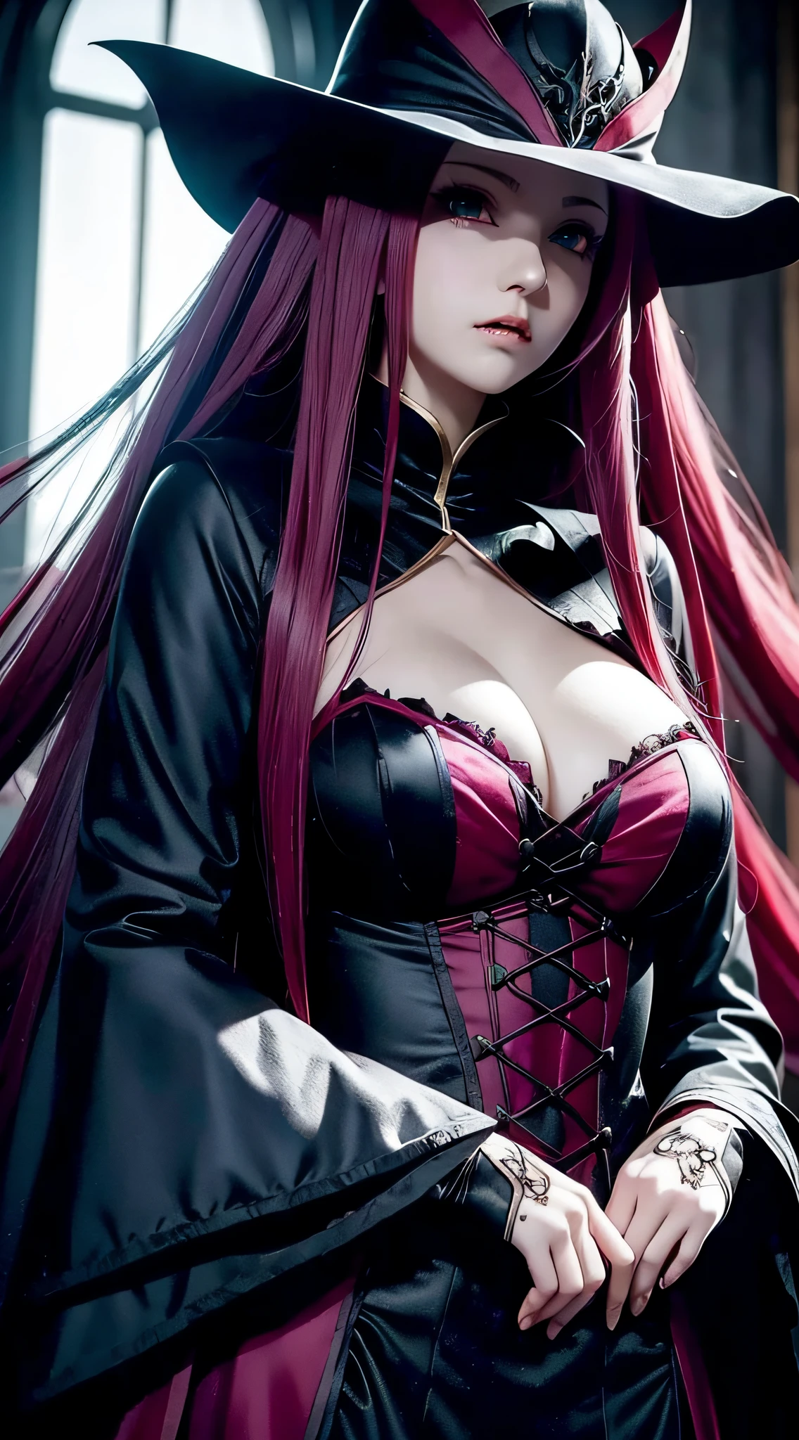 Vampire girl Shalltear Bloodfallen: Overlord anime, best quality, masterpiece, (realistic:1.2), Front, detailed face, (((masterpiece))), (((best quality))),(((extremely detailed))), illustration, mysterious,