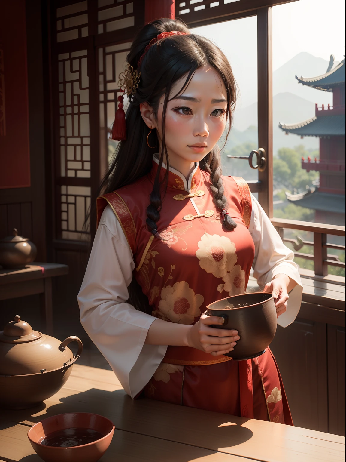 woman, China, ancient, traditional