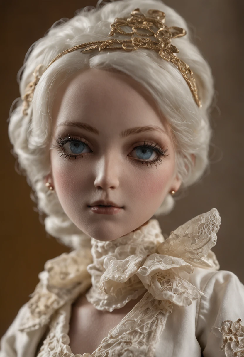 Cuteness overload. Insanely detailed portrait Marie Antoinette. Fairytale, sharp eyes, Jasper Johns, Margaret Keane, Ray Caesar, Craig Davison, Mark Ryden, Fragonard. Cinematic lighting, beautiful, rich deep colors, masterpiece. Hires 32k best quality.
