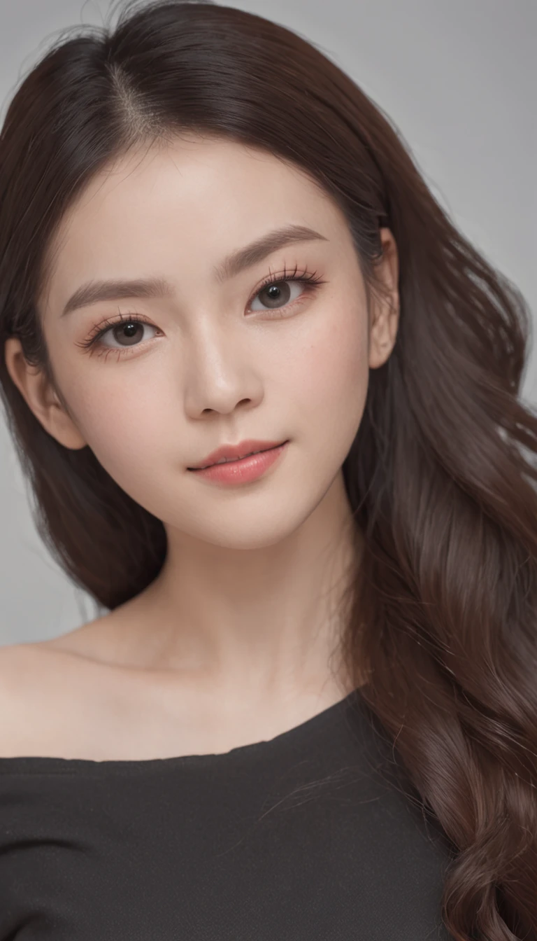 best qualtiy，tmasterpiece，超高分辨率，(photorealestic),（realisticlying：1.4），RAW photogr，1girll，(Full body photo，close-up all over the body，standing on your feet)，good-looking face，Slim，Dignified，Small Fresh，（White color blouse，black short skirt, Professional Dress），ssmile，cabelos preto e longos，Beautiful hair accessories，Beautiful  girl，Detailed scenes, Beautiful digital illustration, the detail，Hyper-detailed, Cinematic quality, correct hand，anatomy correct, ((From below))