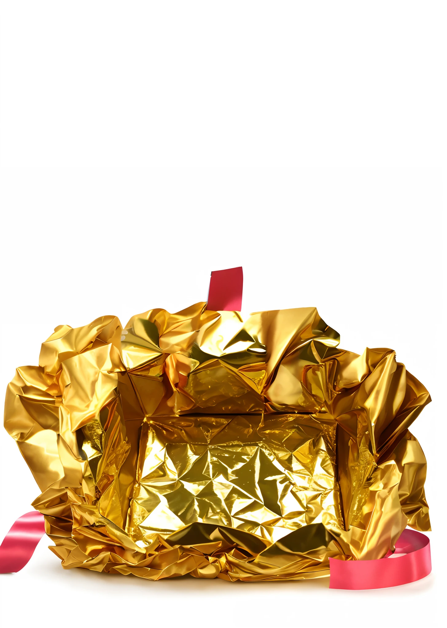 Reconstruct the area with gold foil