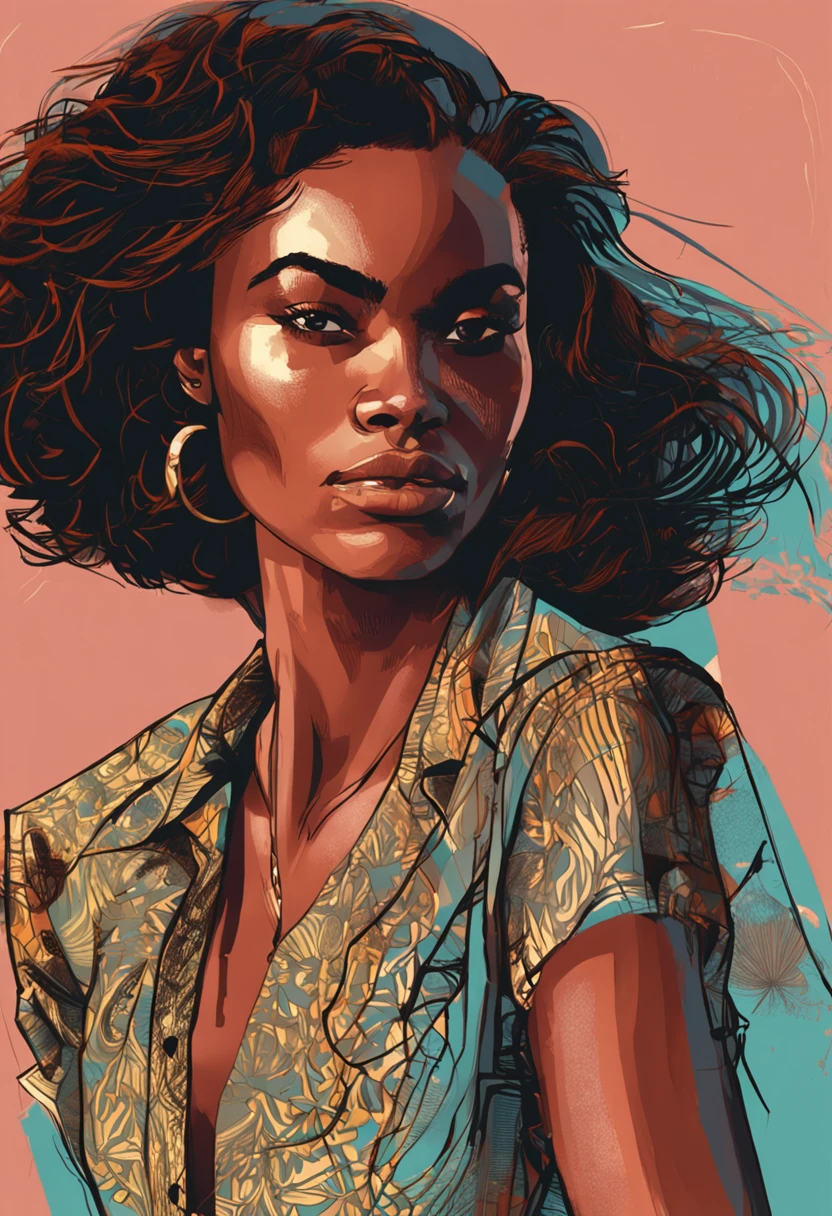 A black woman with blonde hair can be considered a unique and attractive combination. A pele morena geralmente complementa as mechas loiras, destacando ainda mais a beleza dos cabelos. Hair color can range from a light blond to a darker blond, and the intensity of the color can be adapted according to personal preferences. This combination of physical characteristics can result in an exotic and rather flashy appearance. imagem e PNG
