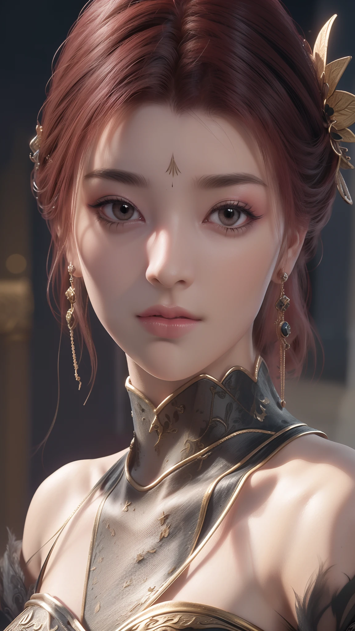 Best Quality, Masterpiece, Ultra High Resolution, (Realisticity: 1.4), Original Photo, 1girl, Pink Off-the-Shoulder, Cinematic Lighting