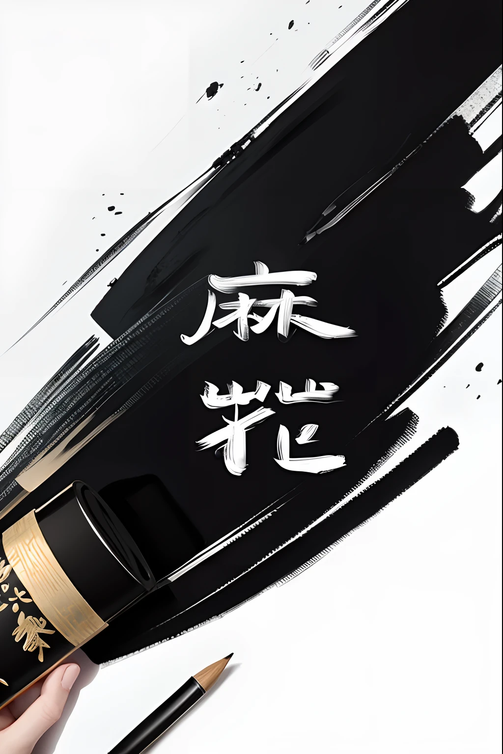 chinese brush pen, in style of ruan jia, inspired by Cao Buxing, Inspired by Cao Zhibai, sumi ink style, inspired by Baiōken Eishun, inspired by Wu Zuoren, inspired by Dong Yuan, Inspired by Zhao Yuan, chinese brush pen illustration, Chinese text