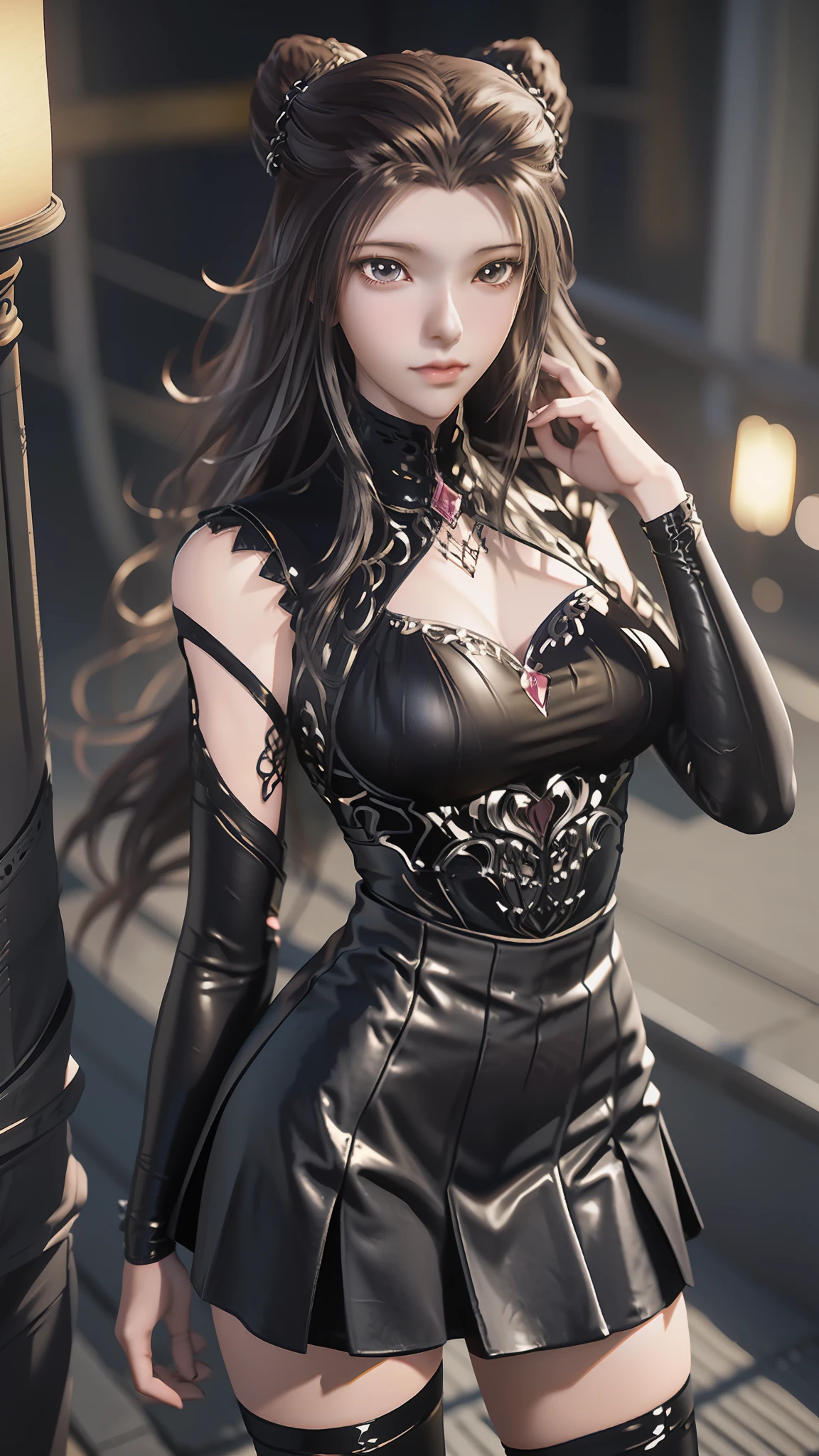 anime - style image of a woman in a short skirt and shirt, seductive anime girls, Smooth anime CG art, Surrealism female students, Surrealism female students, thighhighs and skirt, photorealistic anime girl rendering, beautiful and seductive anime woman, Realistic schoolgirl, Realistic anime 3 D style, 3 d anime realistic, Beautiful Anime High School Girls