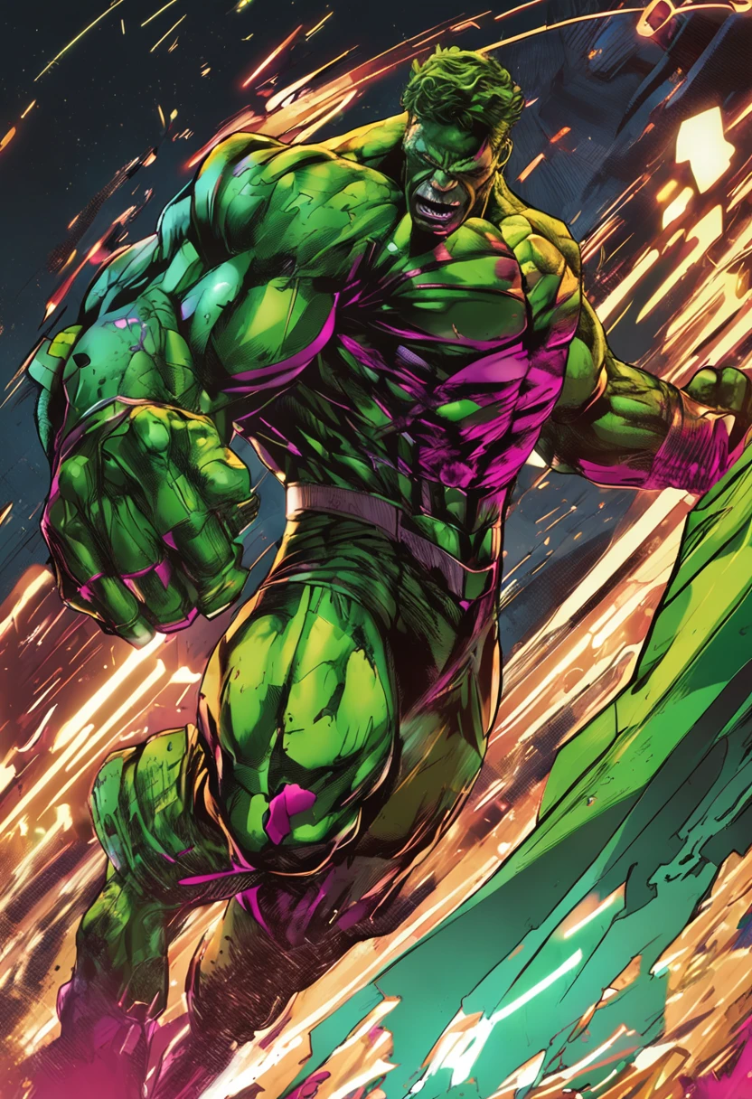 As the Hulk, 8k,k hd,detail in face,detail in face,eye detailed,Suit details,Marvel and DC style,Ultra photo realsisim,+ Cinema lenses + dynamic compositions,incredibly detailed,Sharpen,the detail +superbly fine details+Night of lights+perfectionism+award winning realism((moody light))