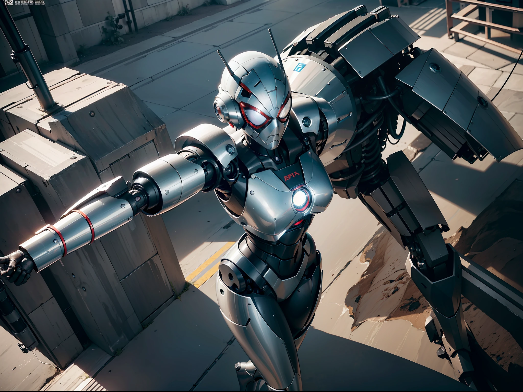 Spiderman robotic armour, zhongfenghua, (RAW photo, best quality), (realistic, photo-realistic:1.3), extremely delicate and beautiful, Amazing, finely detail, masterpiece, ultra-detailed, highres,best illustration, best shadow,intricate,depth of field,(dramatic lighting:1.4),(from above:1.2),sharp focus, volumetric fog, 8k UHD, DSLR, high quality,( film grain:1.4), Fujifilm XT3,full body,A beautiful young woman wearing black trench coat, half human half robot face, ((1 robot,1 robot,Mechanical costalis,Mechanical spine))|Monotonous metallic color,Metal has no color, robot no color,robot girl,metallic mixture,cyborg girl)),looking at viewer, facing front, fighting stance
(Cable:1.2),(Transmission tube:1.2),(Machine eye:1.3),((Mechanical part connection)),((both arms)|(complex mechanical component:1.2~1.6)),((costalis)|(robot joints:1.2~1.6)), ,streamlinerai mecha,(lightsaber),earth,milky_way,starry,water,((armor)),water,wave