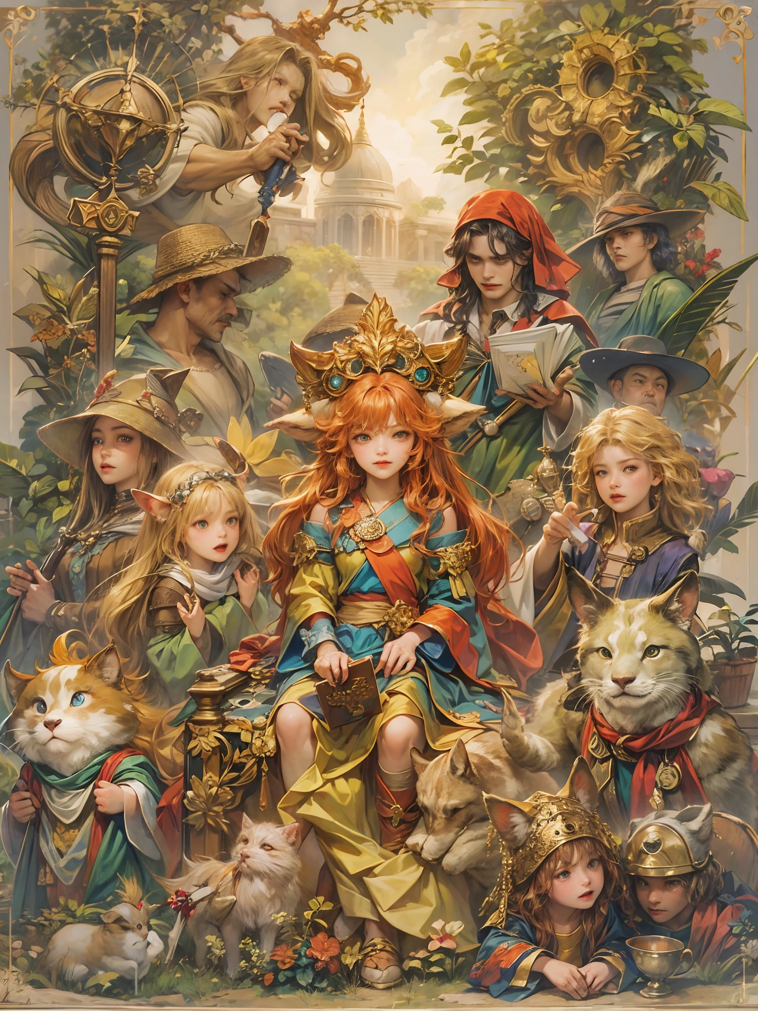 (absurdres, highres, ultra detailed, HDR), masterpiece, best quality, legend of mana character, detailed character
