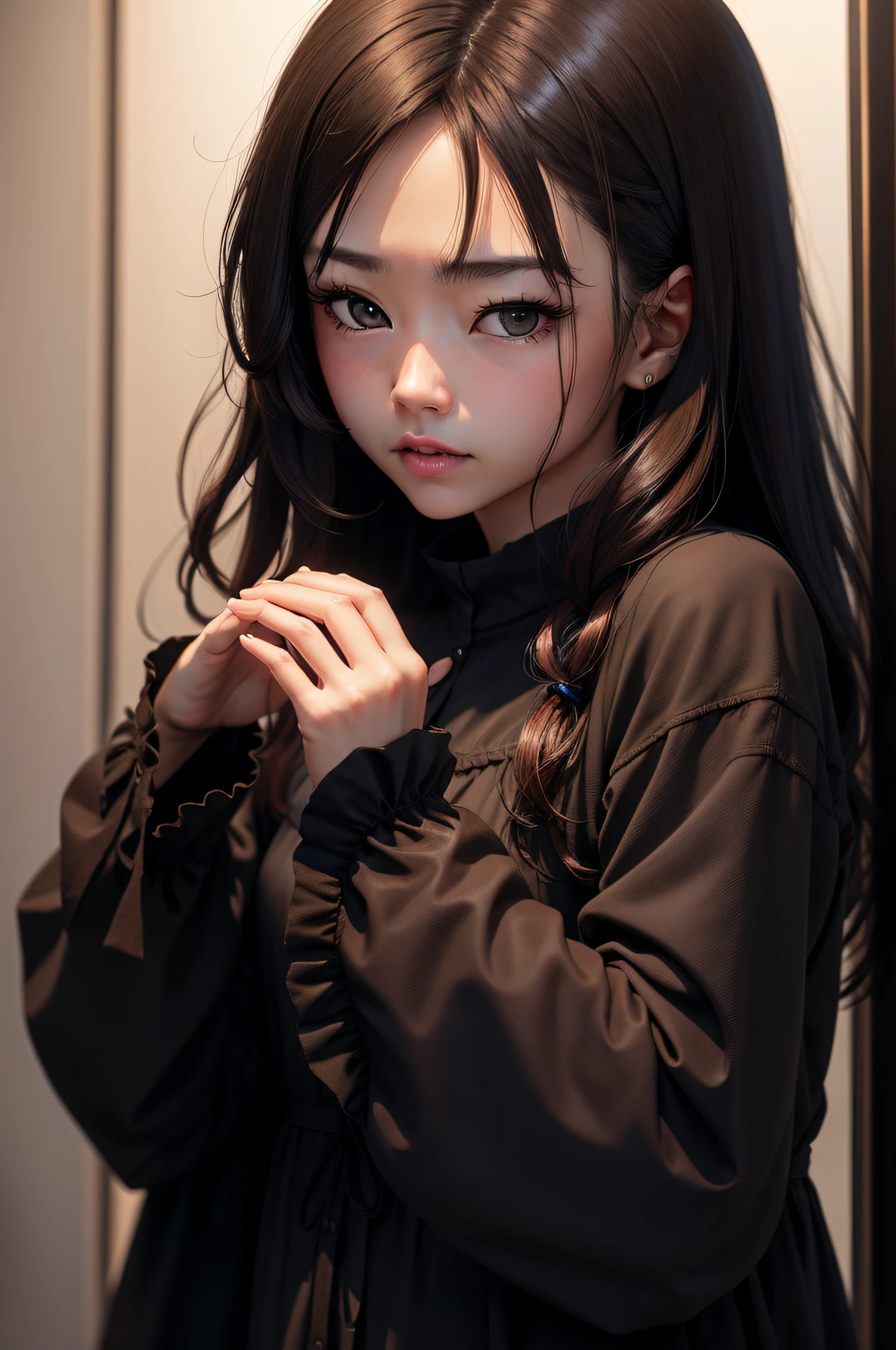 dark red eye,dark red eye