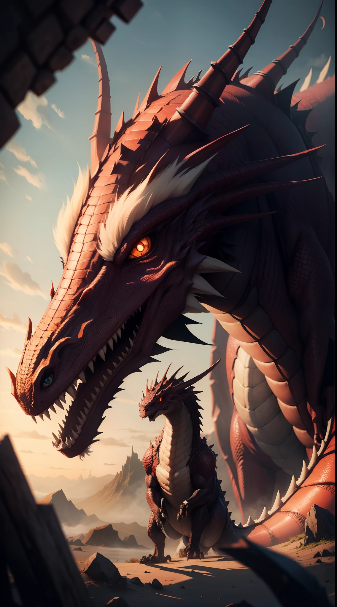 big dragon，One eye，nearl