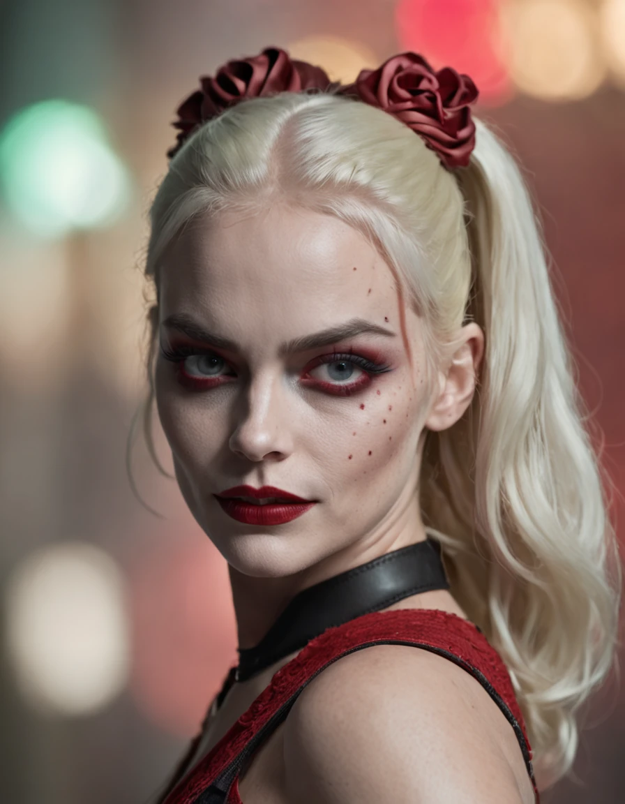 Margot Robbie as Harley Quinn in Suicide Squad, corpo inteiro, soft-lighting, dinamic angle, lifelike lighting, foto de Robert Adams, (textura natural da pele, hiper-realismo, luz suave, ju: 1.2), (detalhes intrincados: 1.12), Obra-prima HDR, melhor qualidade, (foto altamente detalhada: 1.1), 8k, fotorrealista, (NSFW)