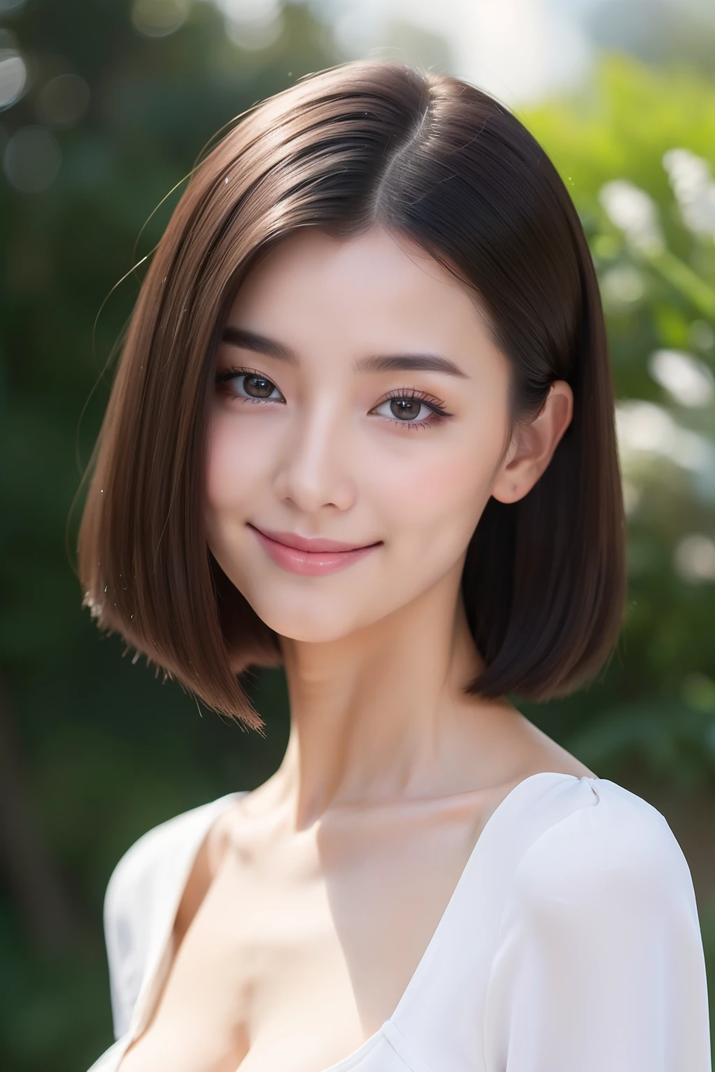 ((Best Quality, 8K, Masterpiece: 1.3)), 1girl, Slim Abs Beauty: 1.3, (Hairstyle Casual, Big Breasts: 1.2), Dress: 1.1, Super Fine Face, Delicate Eyes, Double Eyelids, Smile, Home