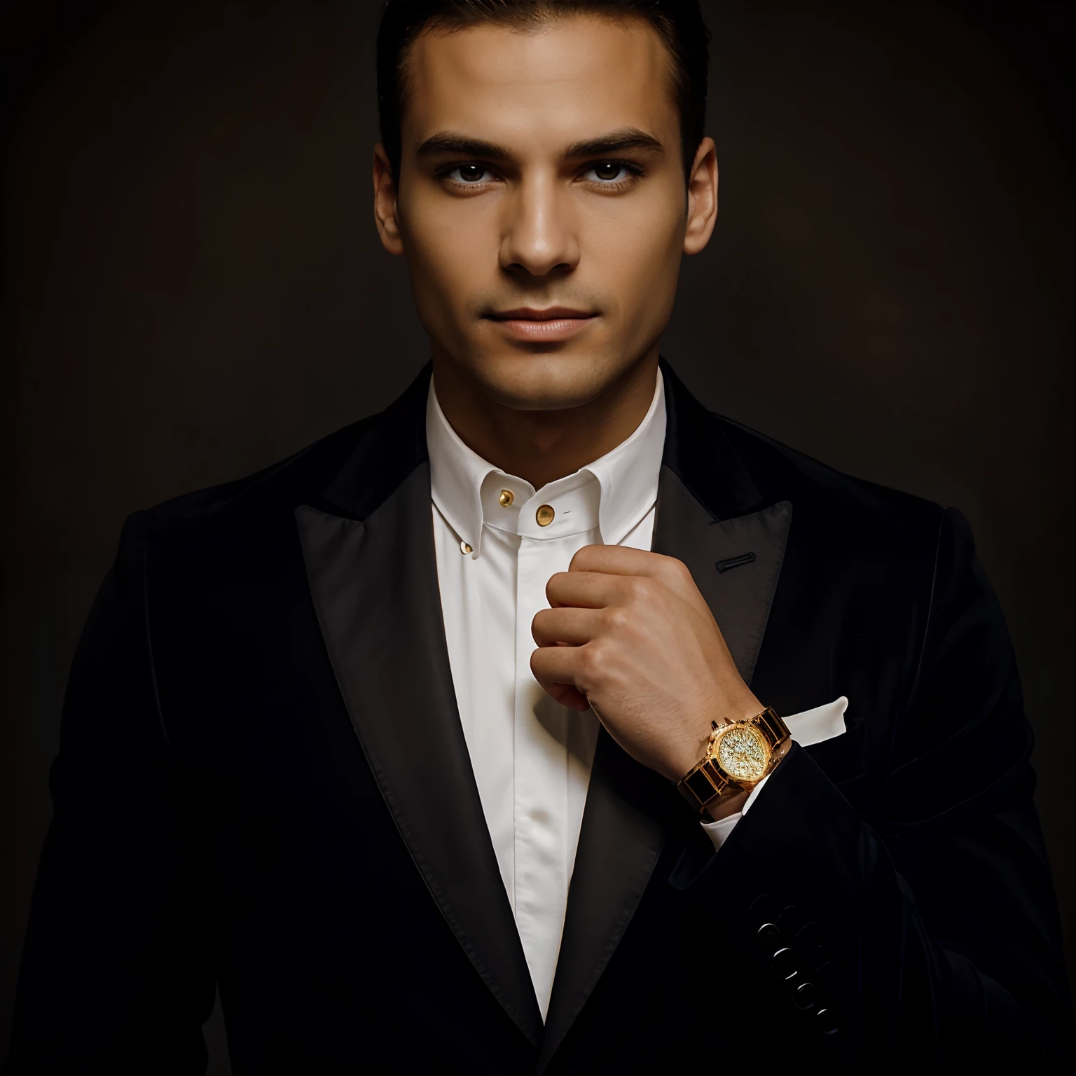 Golden Rolex watch
