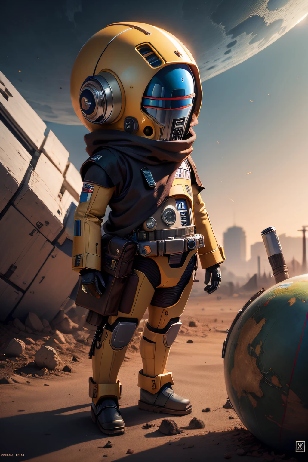 droid，mend，Broken Earth