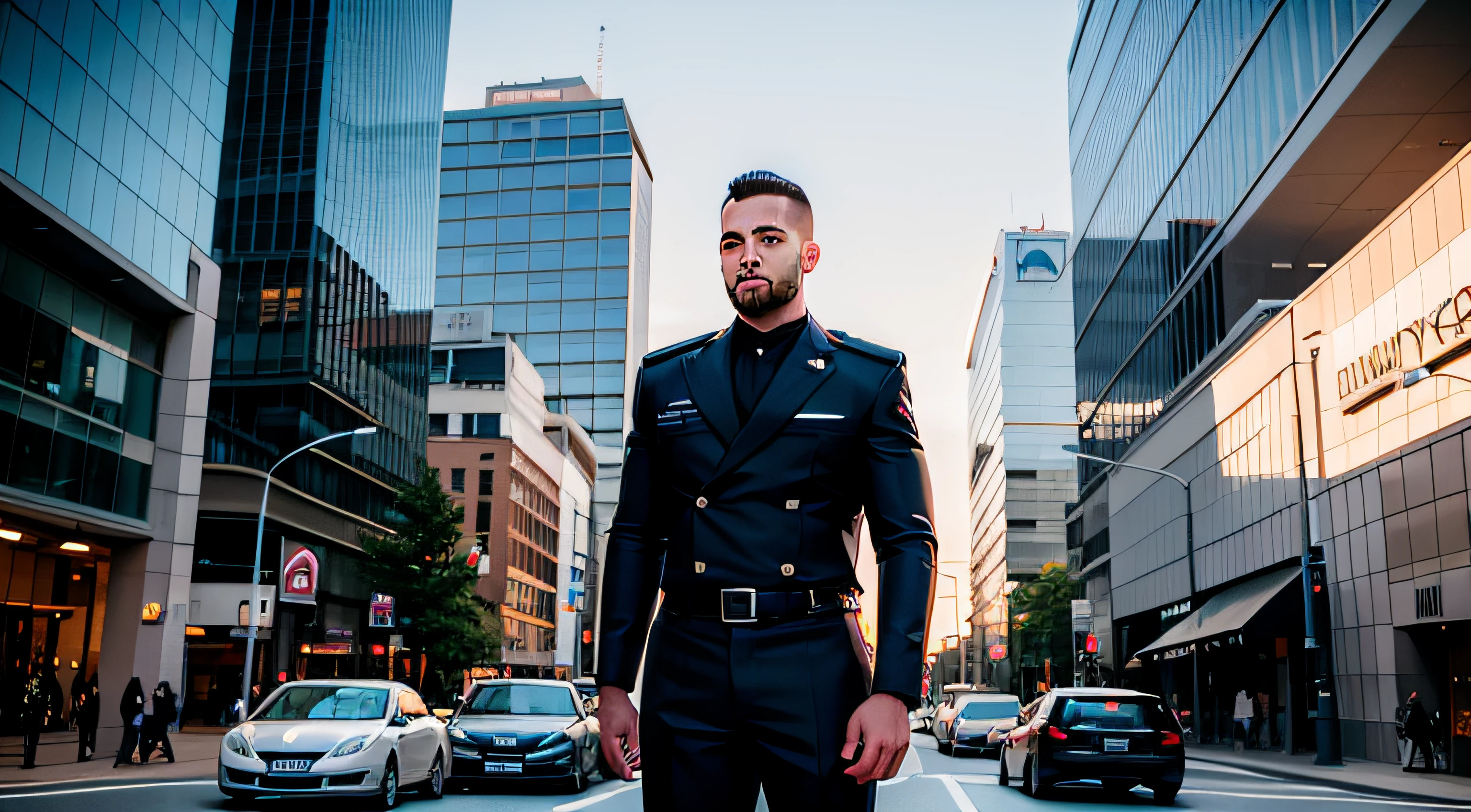 securityguard, In his thirties, The male