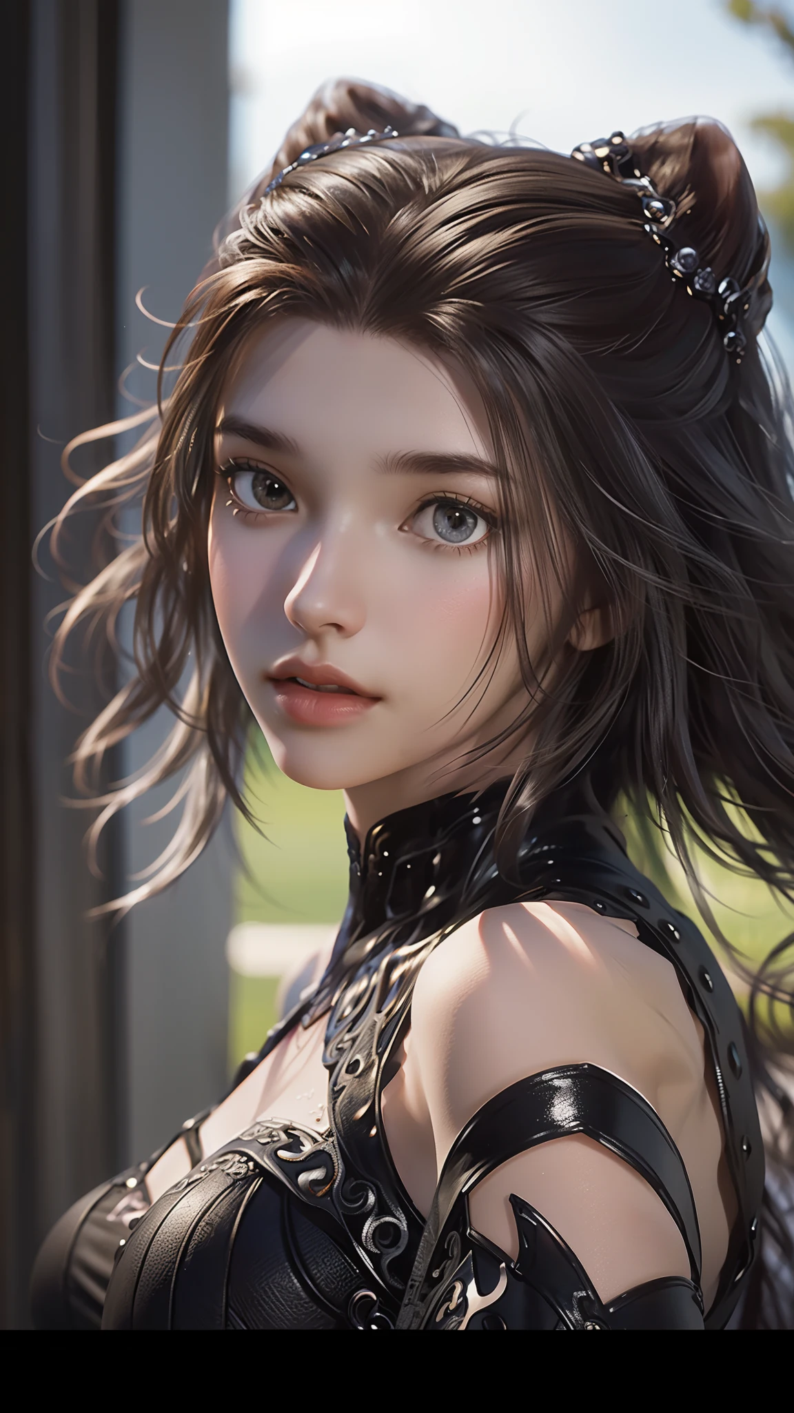 Best quality, masterpiece, ultra high res, (photorealistic:1.4), raw photo, 1girl, off shoulder, cinematic lighting