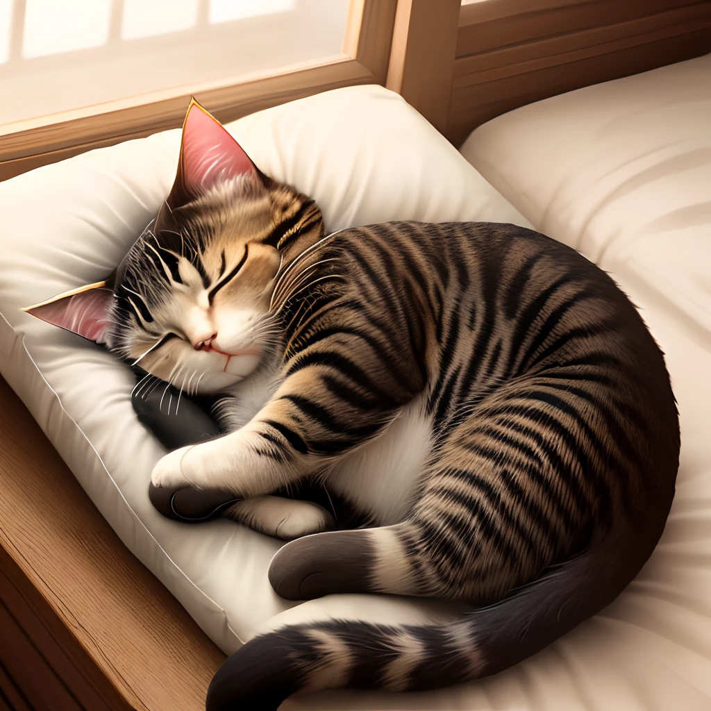 Sleeping cat