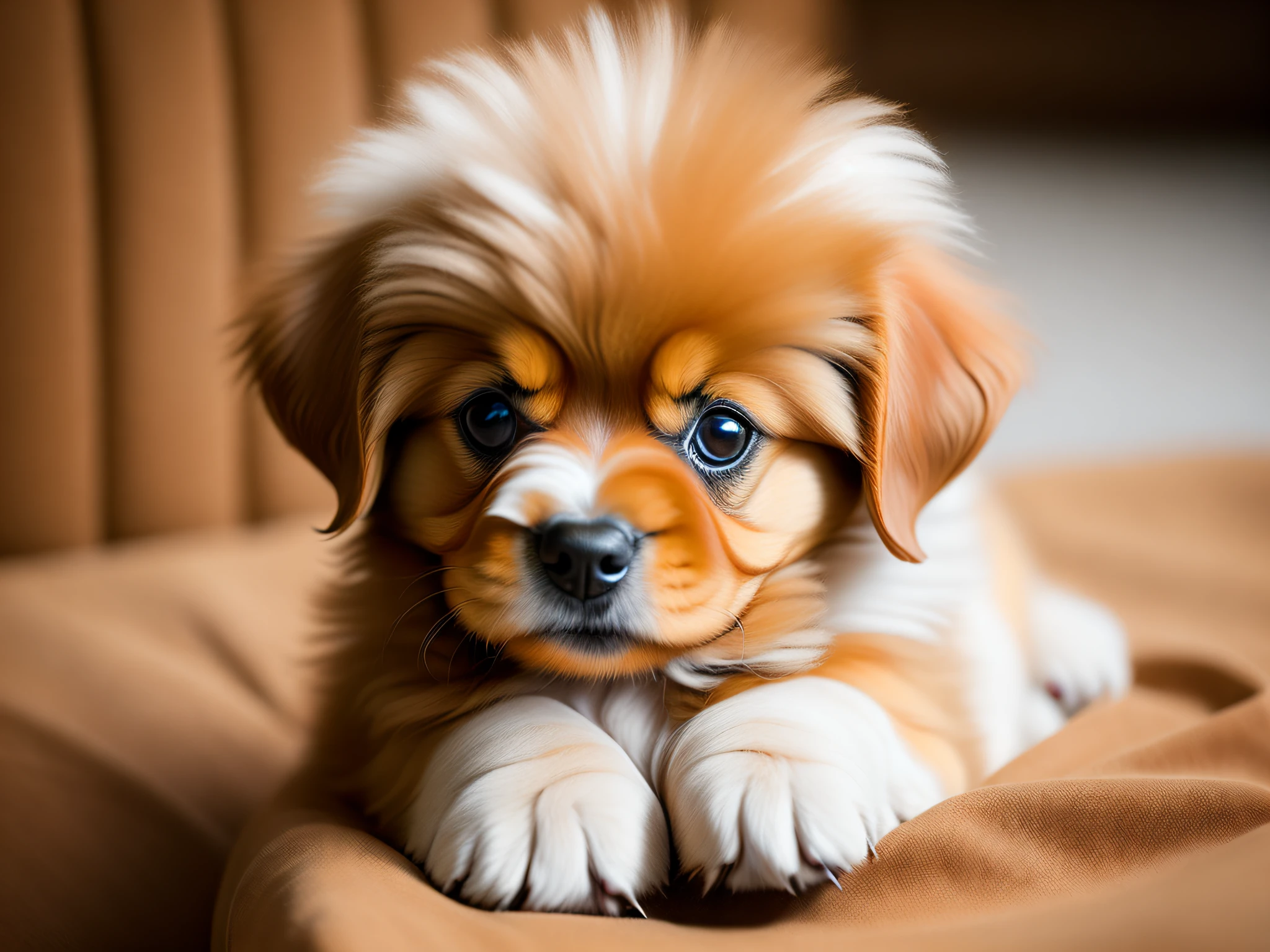 "(cute puppy:1.2), (fluffy fur:1.1), (round eyes:1.1)"