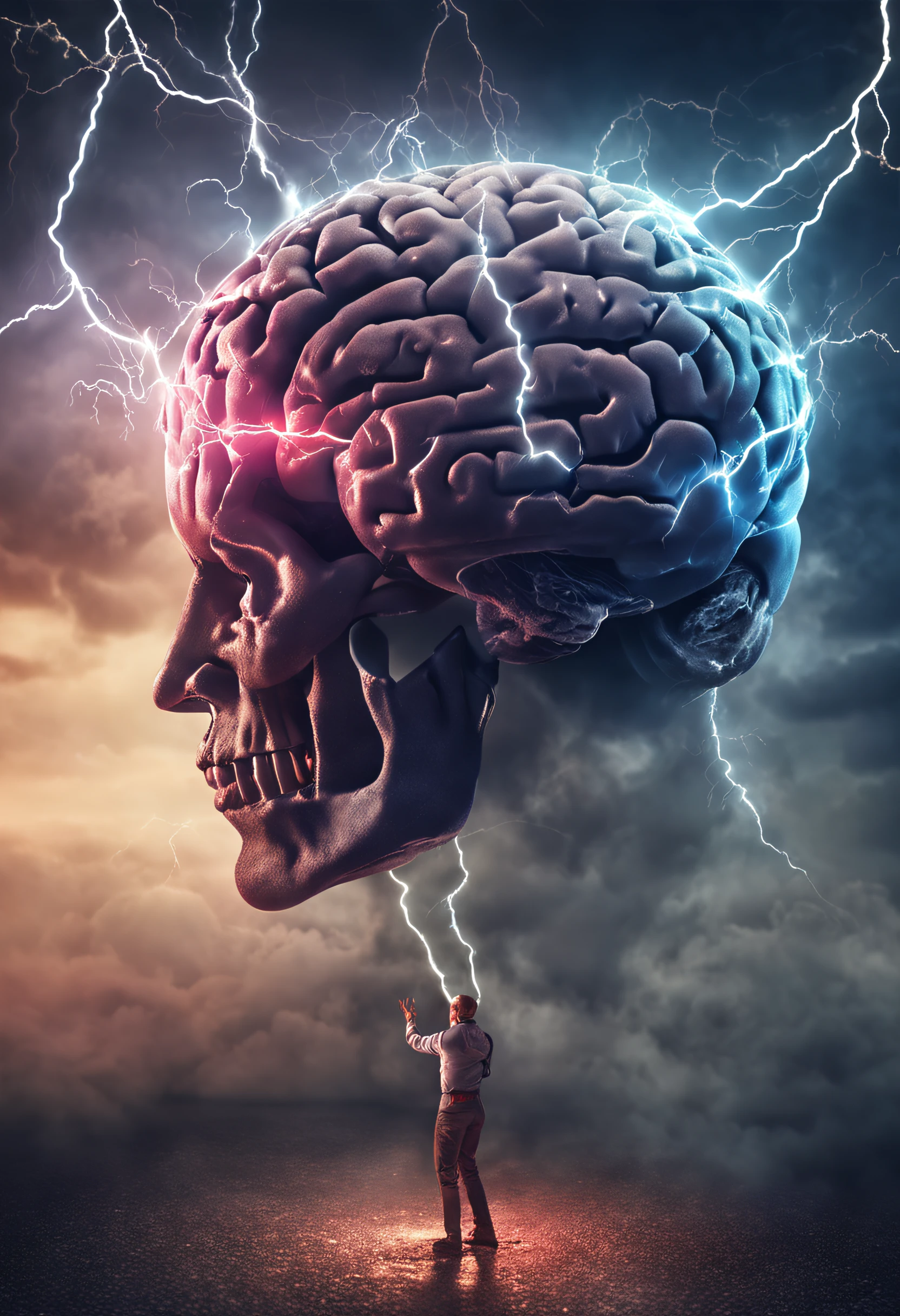 In the human brain, there is both hell and heaven.