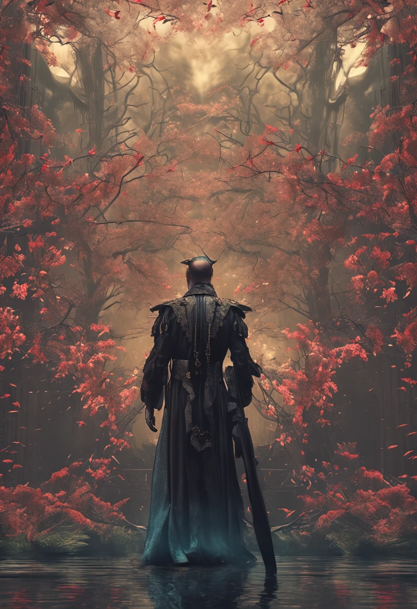 Best quality, Masterpiece, 超高分辨率, (photograph realistic:1.4), surrealism, Dream-like,fusionart, Shadowdancer, shadow magic, darkness control, stealth, shadowstep, umbral spells, hidden blade,
