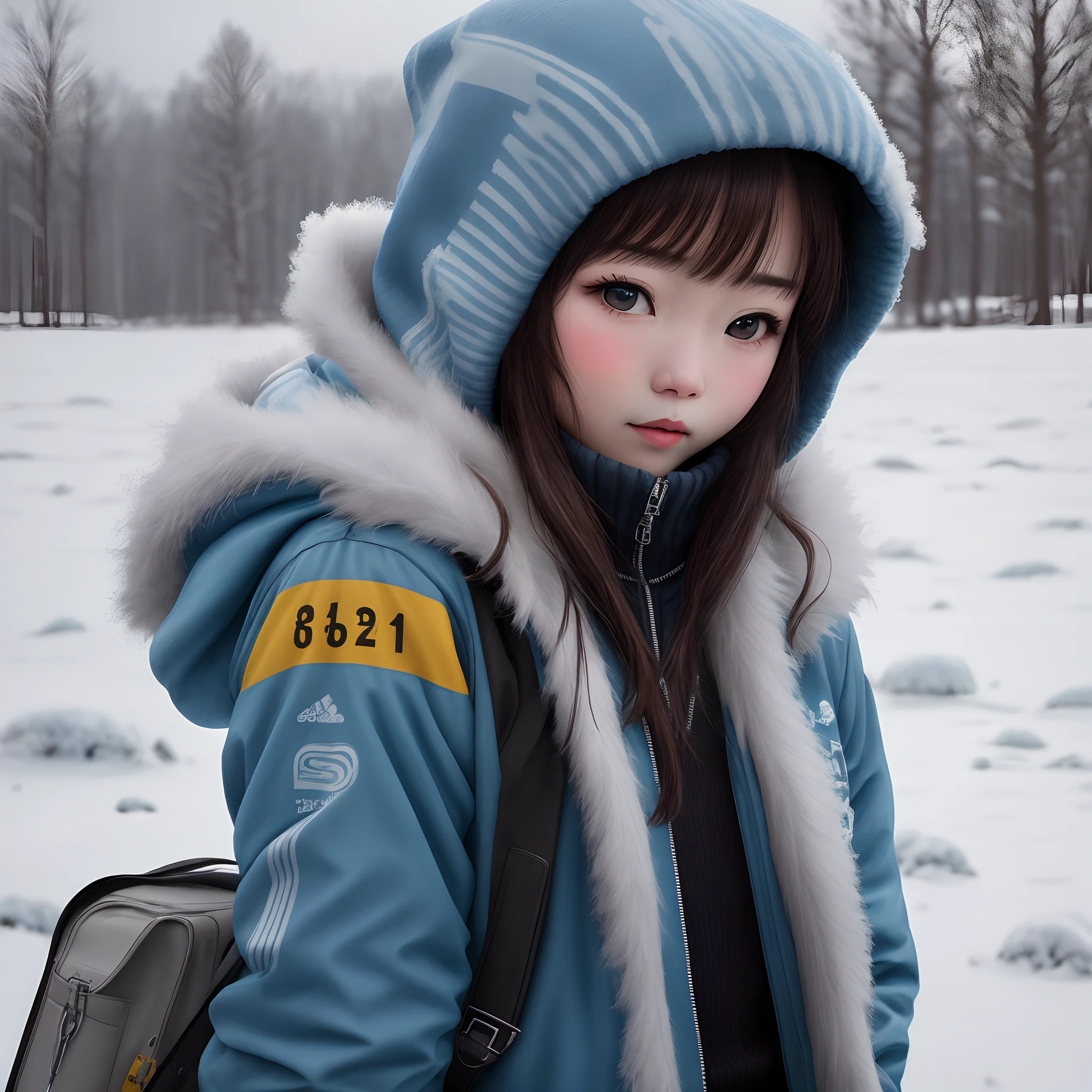 High cold girl