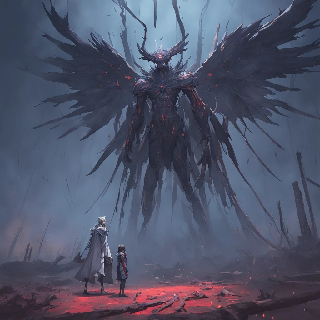 Two crows on a dead tree, A shadow shaped like a walker, Starry night, Thick fog on the ground, Blue light on the horizon, Unreal Engine 5, Cinematic, low angle photography, Motion blur, Depth of field, Dust, Cobblestones and dirt. Splash Art, dripping paint. Perfect color grading. Influenced by Karel Appel and Jeremy Mann, Full of dramatic and threatening scenes, Hyper-detailed,，Nightmare vision， Dark fantasy plot，Perfect and excellent composition，8K分辨率，the detail，limitations，wide - angle shot，background inside dark，Jack Guzman's environmental art photography，realisticlying，cinematic compositions，Volumetriclighting，A high resolution，vividness, A detailed, Amazing,Colorful clouds float，true to life, Pubic area is clear, flawless perfection, Digital SLR, 16k, 1024, 2048, 4096, A detailed, Sharp, best qualtiy, high qulity, absurderes，unmanned background，The is very detailed、Detailed lighting shadows，Trends on ArtStation、iintricate、high detal、dramatics、Midjourney Art（Volumetriclighting：1.2）hdr shot。（Faraway view，Super deep view，ultra-wide-angle，Microfocal length lens：1.2）（realisticlying：1.4）tmasterpiece、high high quality、Beautiful photography、globalillumination、