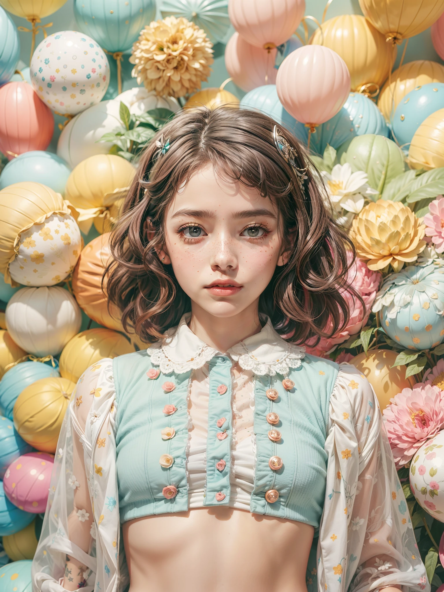 girl with(solo)、Photo、Fantastical、(Loretta Lux:1.3)、PastelColors:0.6、hitornfreckles、surrealism:1.1、highcontrast、ultra-detailliert、8K、