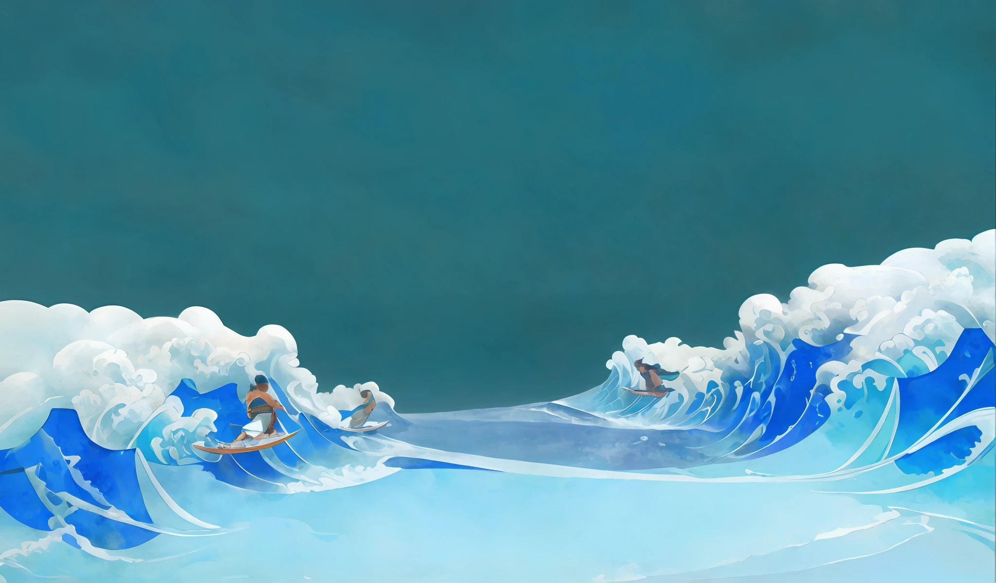 Surf and ride the waves, wild ocean background, 4 k hd wallpaper illustration, snow landscape background, 4 k hd illustrative wallpaper, Clean background, 3840 x 2160, 3840 x 2160, Cool background, surfing, background-image, game background, stylized background