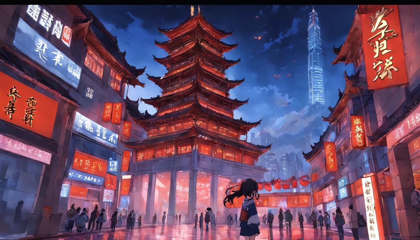 The representative building of Yingde City, Guangdong Province, is Wenfeng Tower