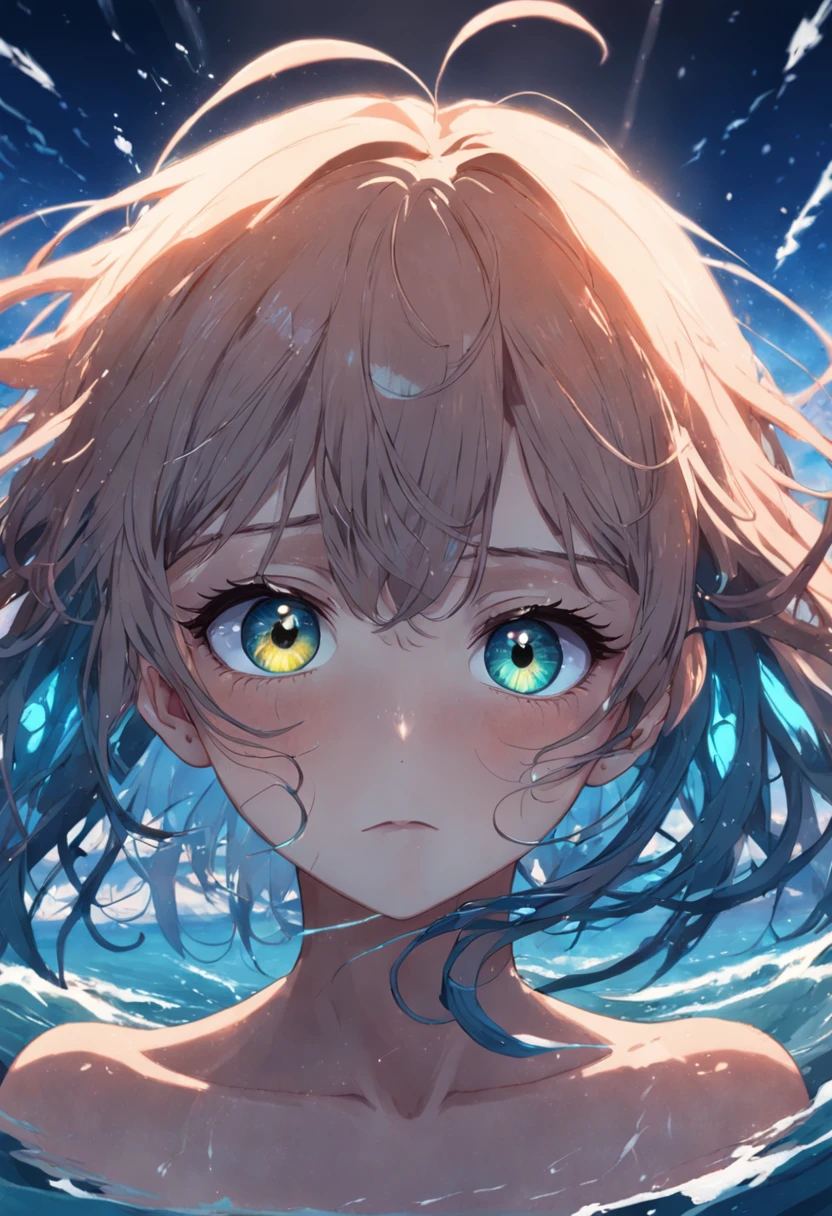 LoRaeyes, olhos azuis, olho grande, oceano