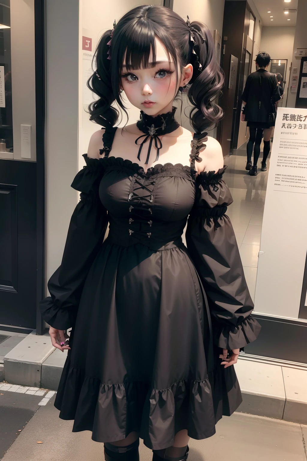 Gothic fashion、Twin-tailed、Adults、Nagoya