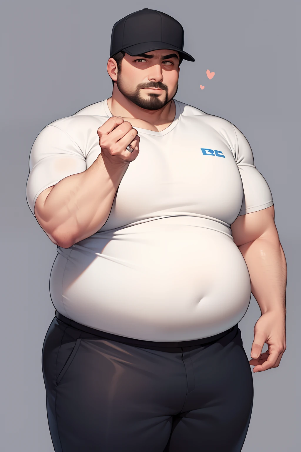 Fat, italian, man, coach, wholesome