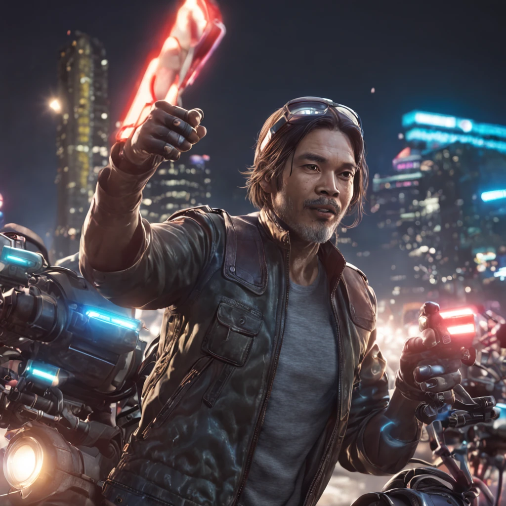 caricatura renato russo, Urban Legion Band, Cosmic Energy by Dan Mumford, Yusuke Murata, Makoto Shinkai, Tran Ross, cosmico, detalhes intrincados, cinemactic, 8 mil, cel sombreado, Motor irreal, destaque no Artstation, Pixiv