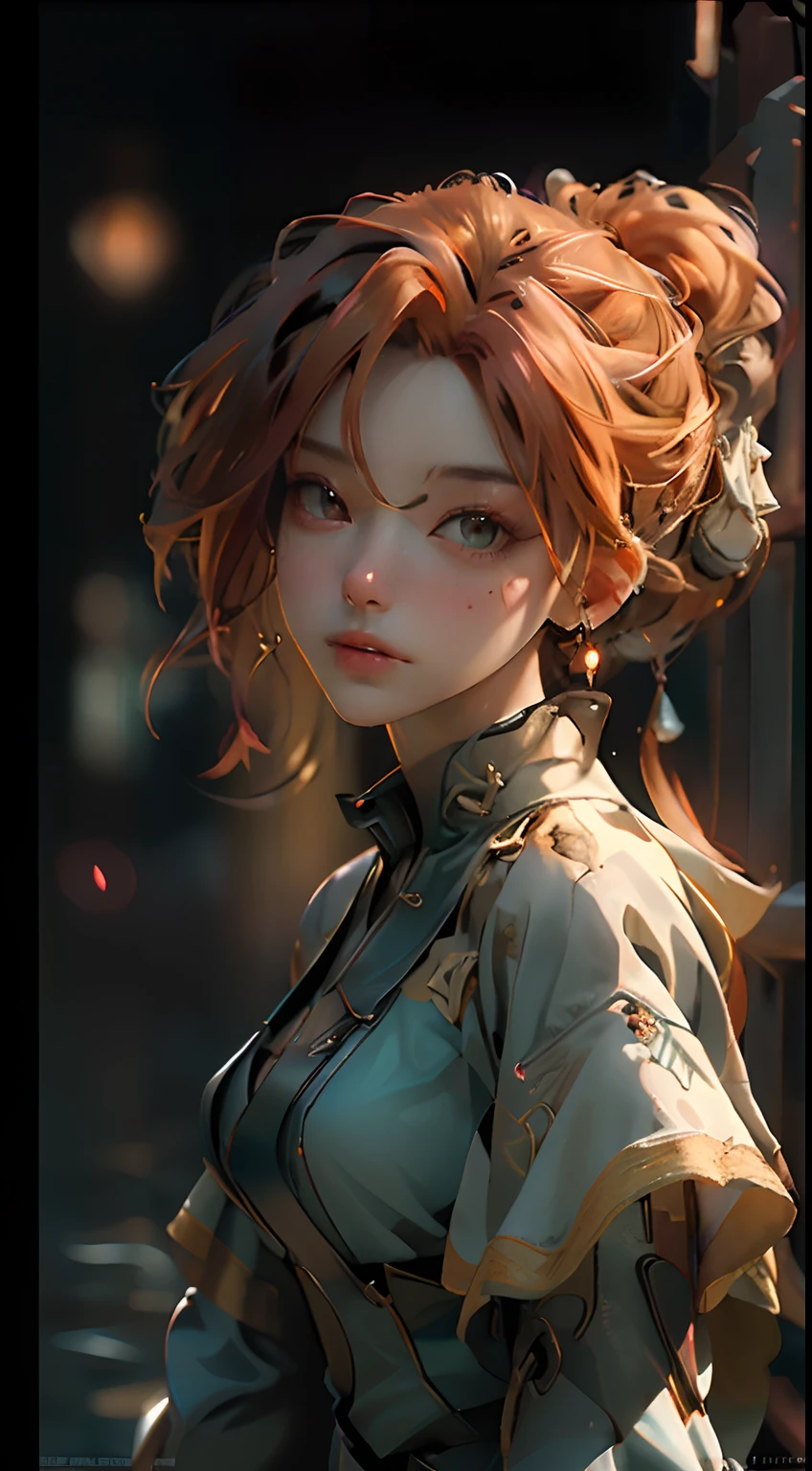 ((Best quality)), ((masterpiece)), (detailed:1.4), 3D, an image of a beautiful cyberpunk female,HDR (High Dynamic Range),Ray Tracing,NVIDIA RTX,Super-Resolution,Unreal 5,Subsurface scattering,PBR Texturing,Post-processing,Anisotropic Filtering,Depth-of-field,Maximum clarity and sharpness,Multi-layered textures,Albedo and Specular maps,Surface shading,Accurate simulation of light-material interaction,Perfect proportions,Octane Render,Two-tone lighting,Wide aperture,Low ISO,White balance,Rule of thirds,8K RAW,Masterpiece, best quality, (8k very detailed CG unit wallpaper) (best quality), (best illustration), (best shading) a golden sea wave, bright orange aol sunset through the wave, golden water drops flying, (:1. 6),