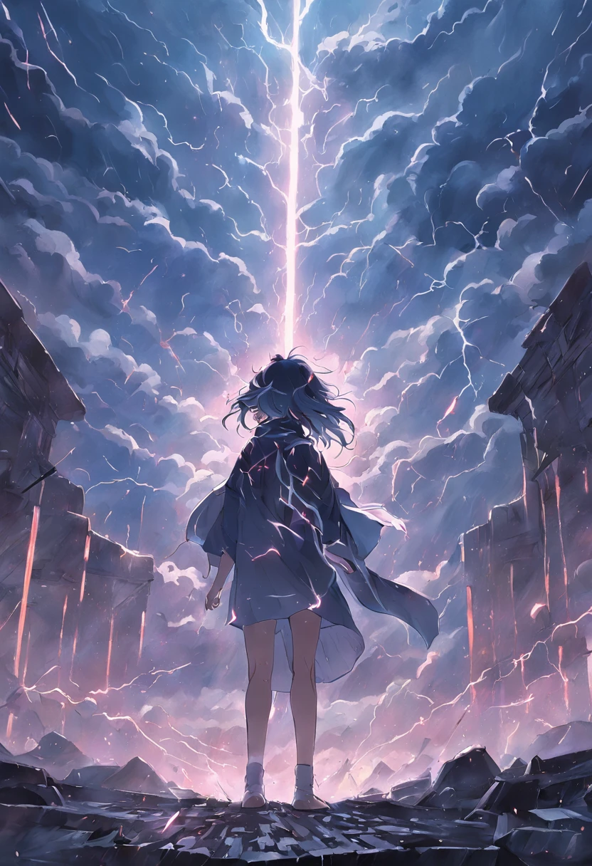 Heavy metal album cover with storm in the background, escrito "Super Metal"