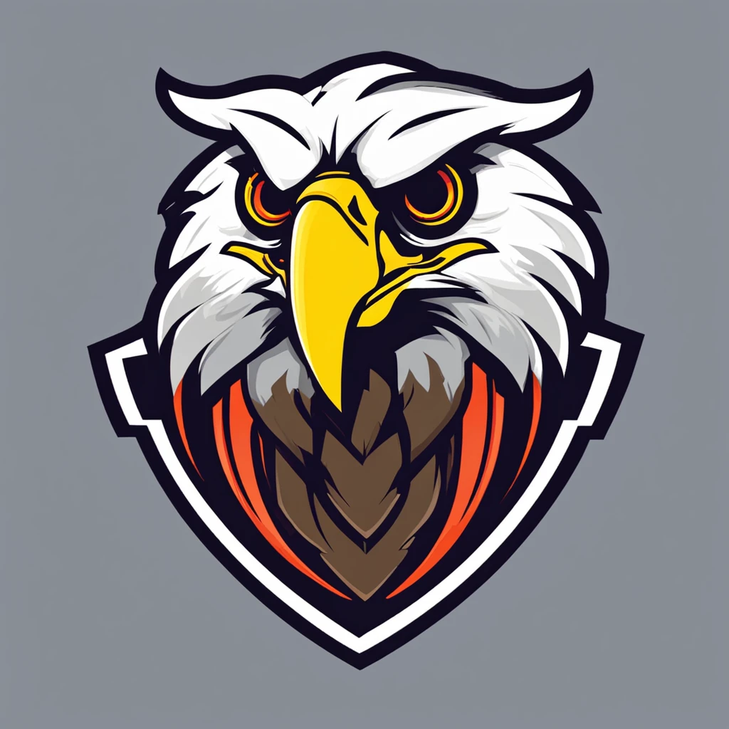eagle sport mascot logo design