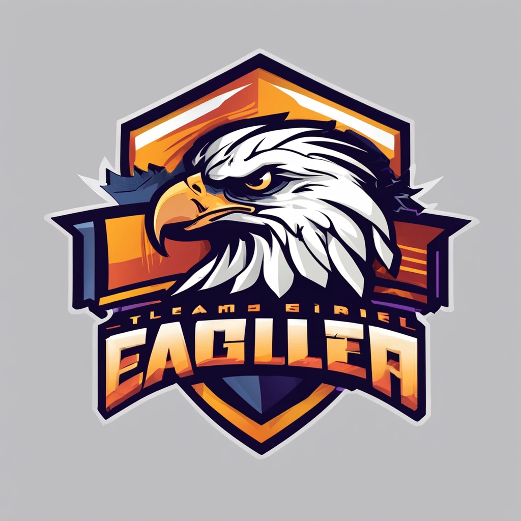 eagle  sport mascot logo design