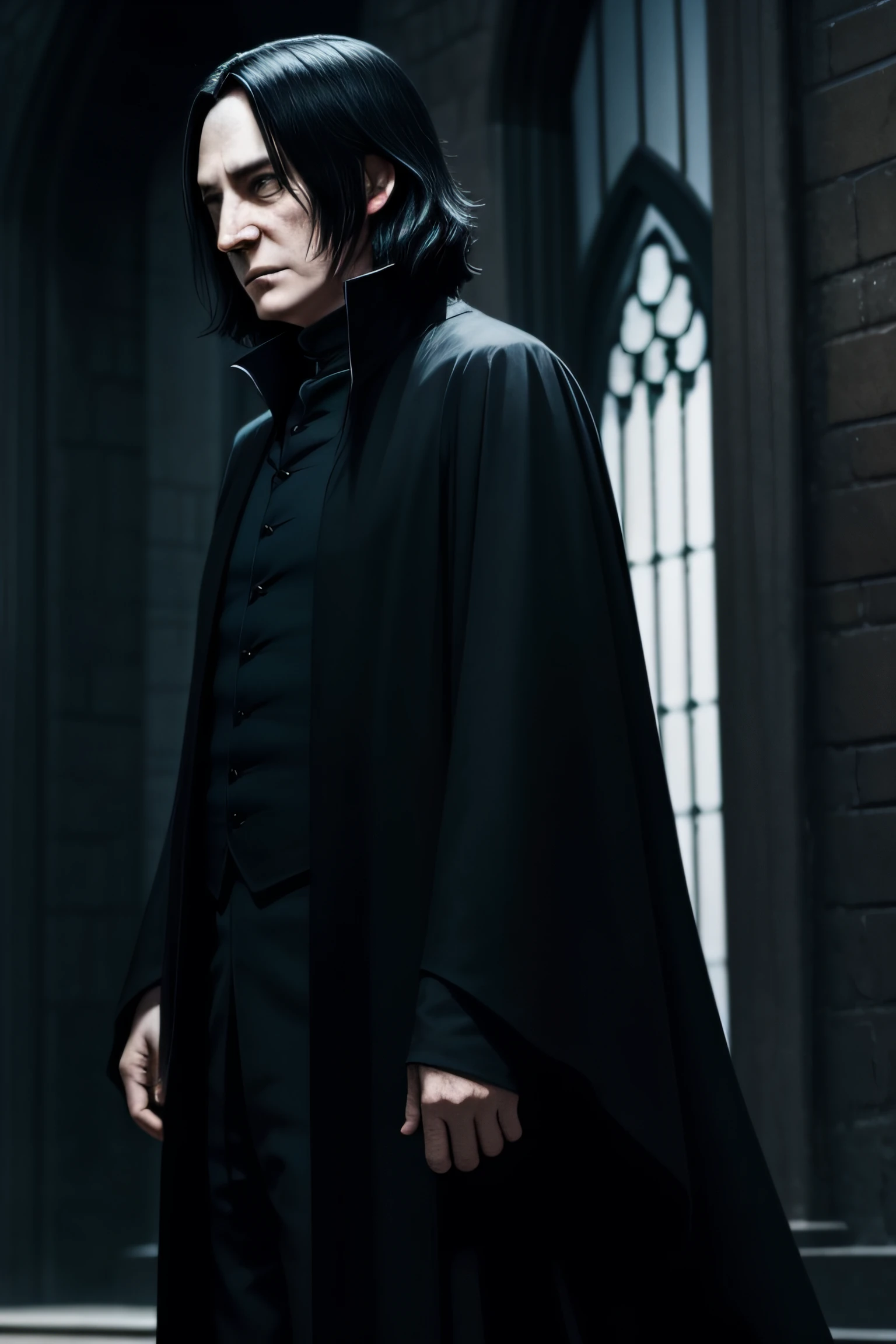 severus snape, magical, dark, anime