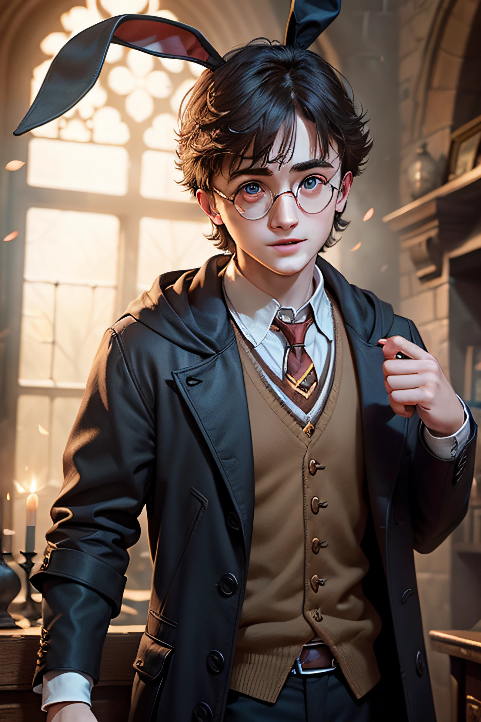 harry potter wwith bunny ears