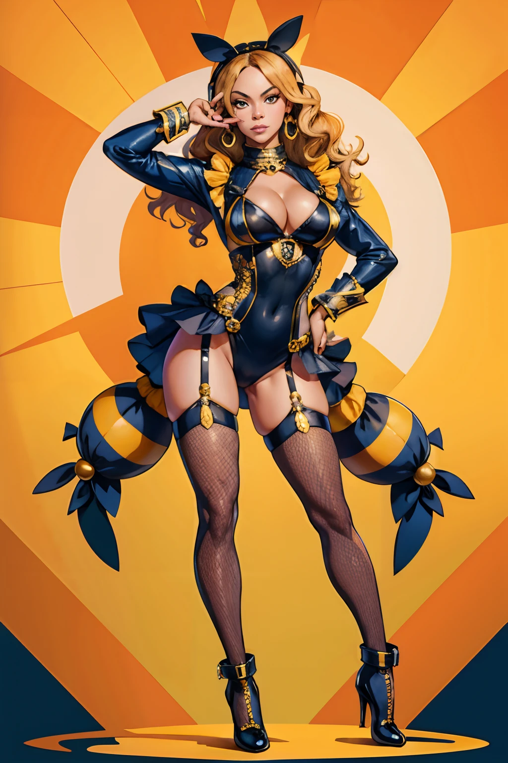 Beyoncé bee outfit