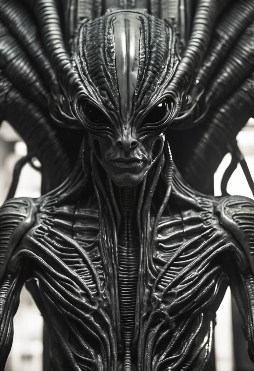 Realista Humano perfeito estilo Alien cena HR Giger estilo