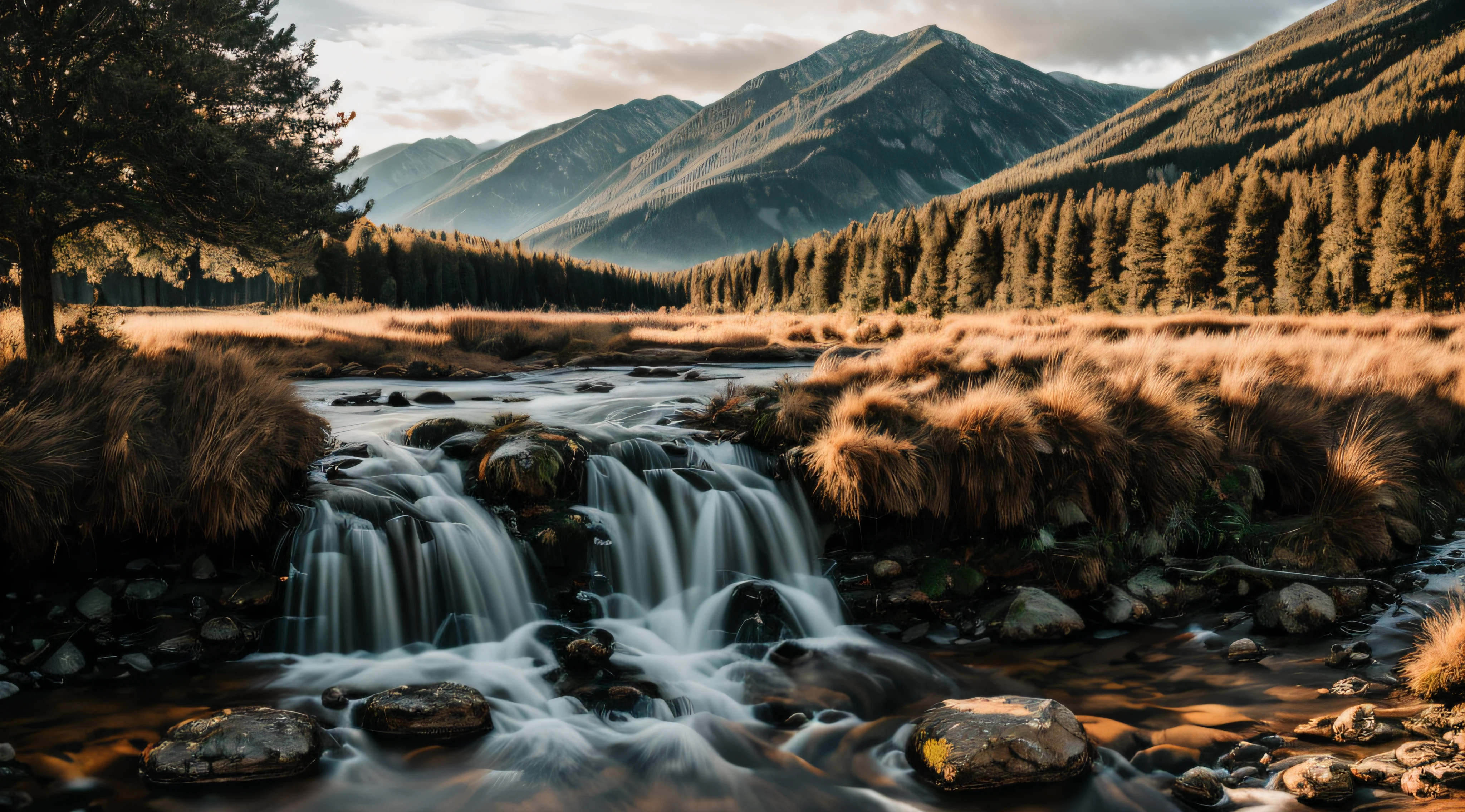 RAW photo of a landscape, small details, photorealistic, ultra-realistic photo, 8k uhd, dslr, soft lighting, high quality, film grain, Fujifilm XT3, (masterpiece)
