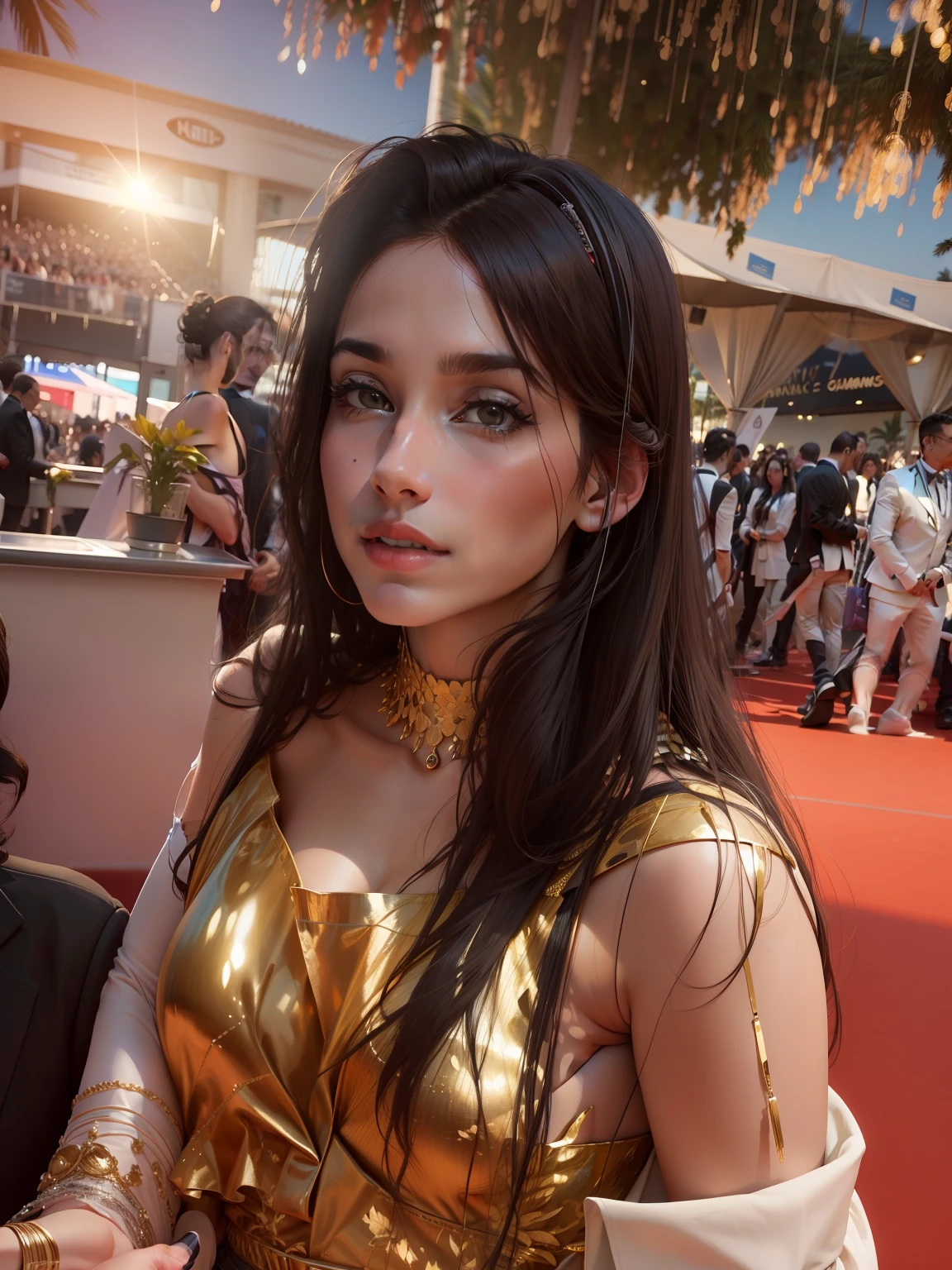 At cannes film festival